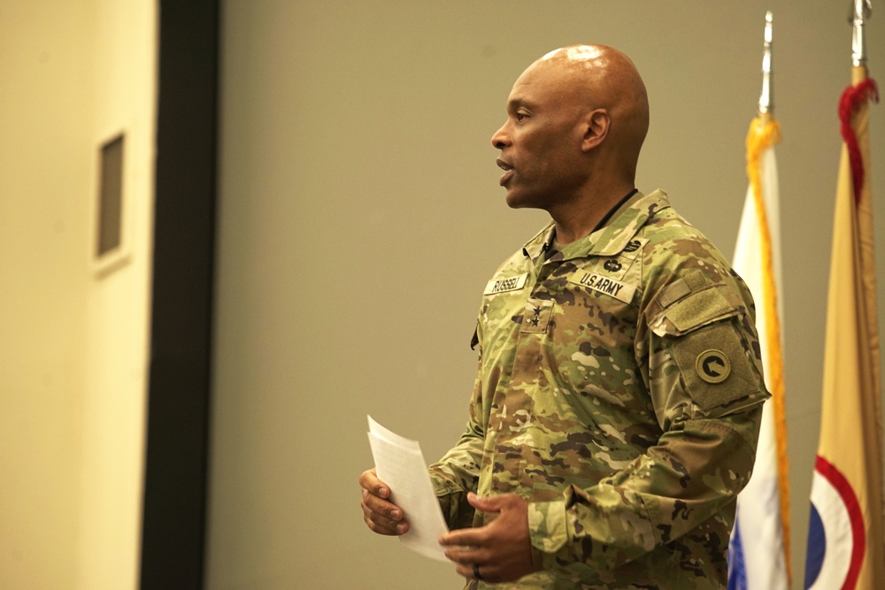 1st TSC Commanding General In Brief