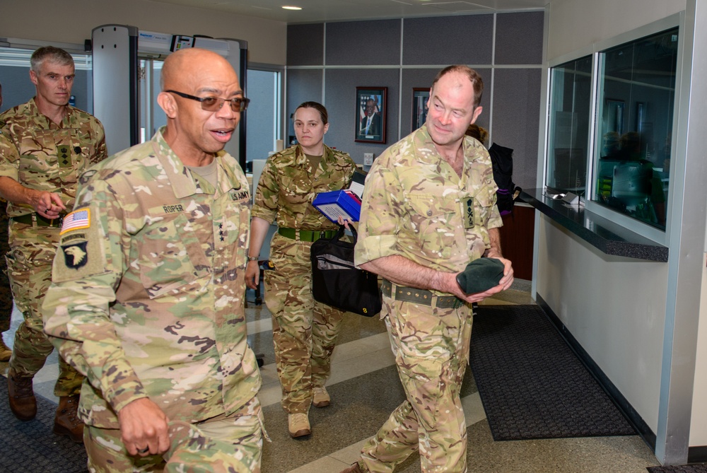 Gen Sir Patrick Sanders visits NORAD and USNORTHCOM