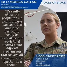 Faces of Space: 1st Lt. Monica Callan