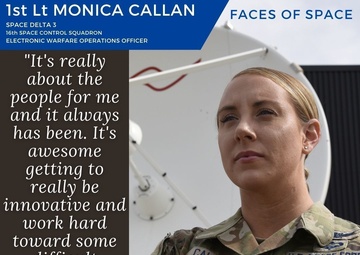 Faces of Space: 1st Lt. Monica Callan