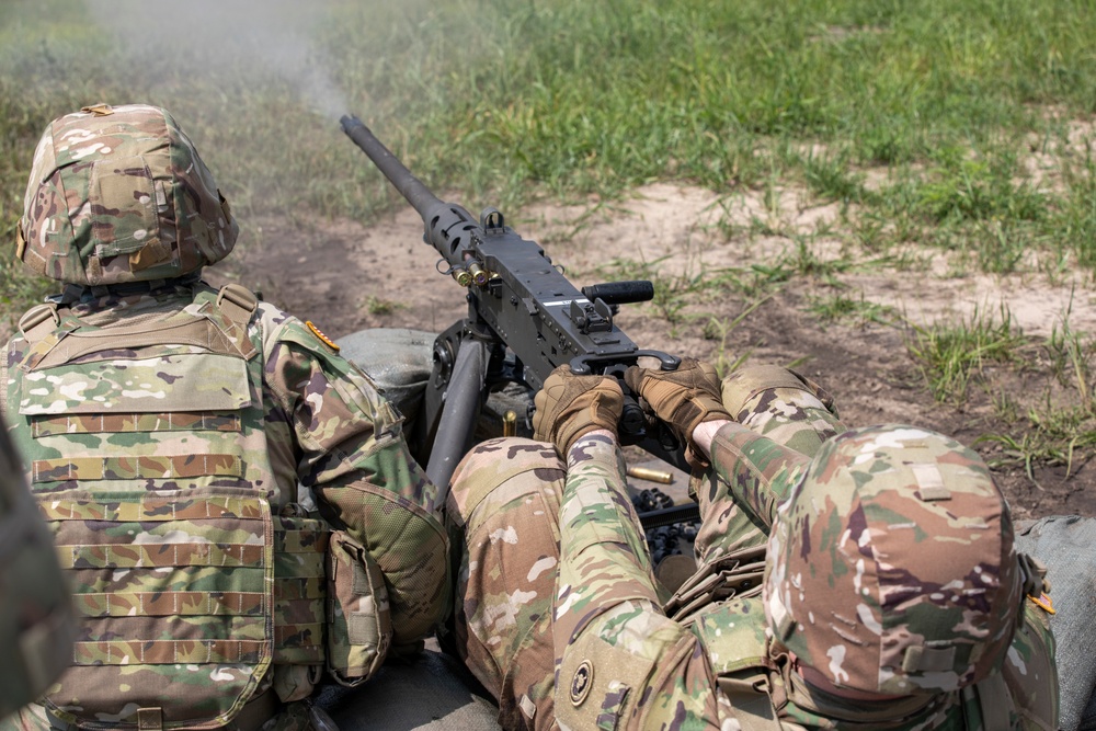 645th qualifies with .50 caliber machine gun