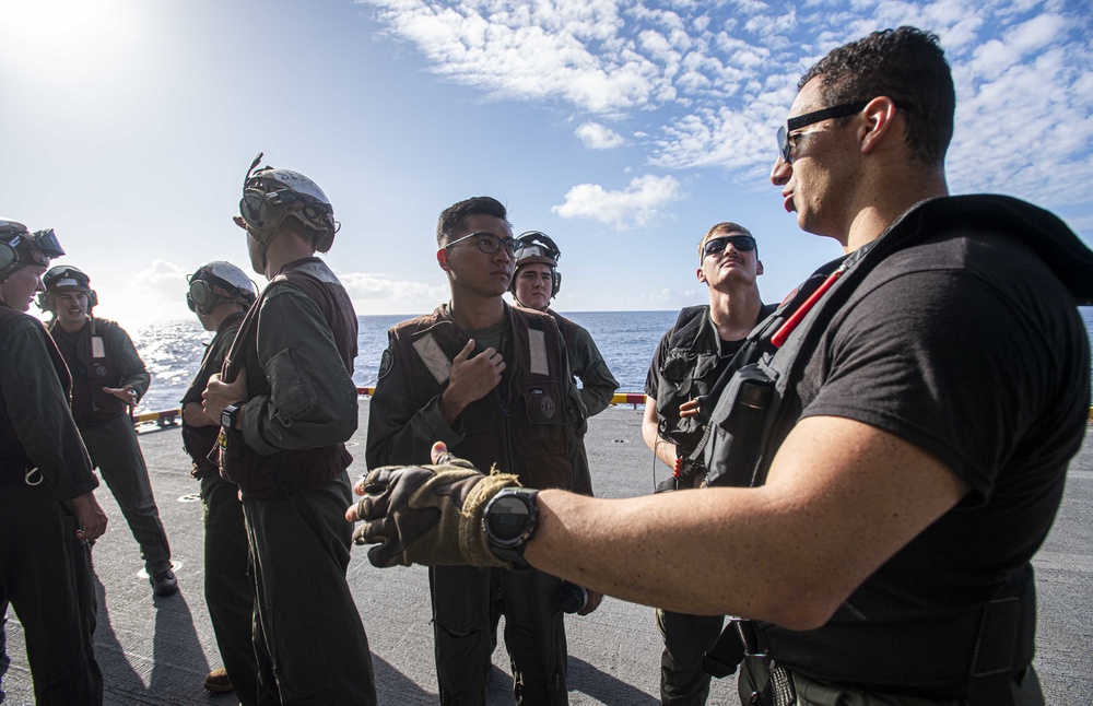 Hoist Training Aboard USS America (LHA 6)