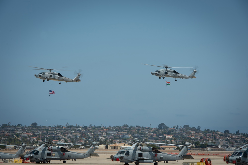 Indian Navy Inducted its First Two MH-60R Seahawks From the U.S. Navy