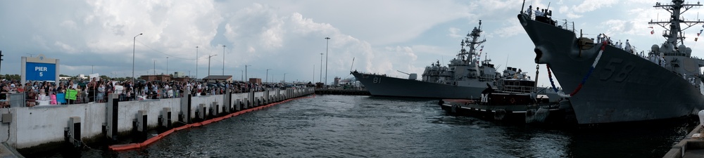 USS Laboon Returns to Naval Station Norfolk