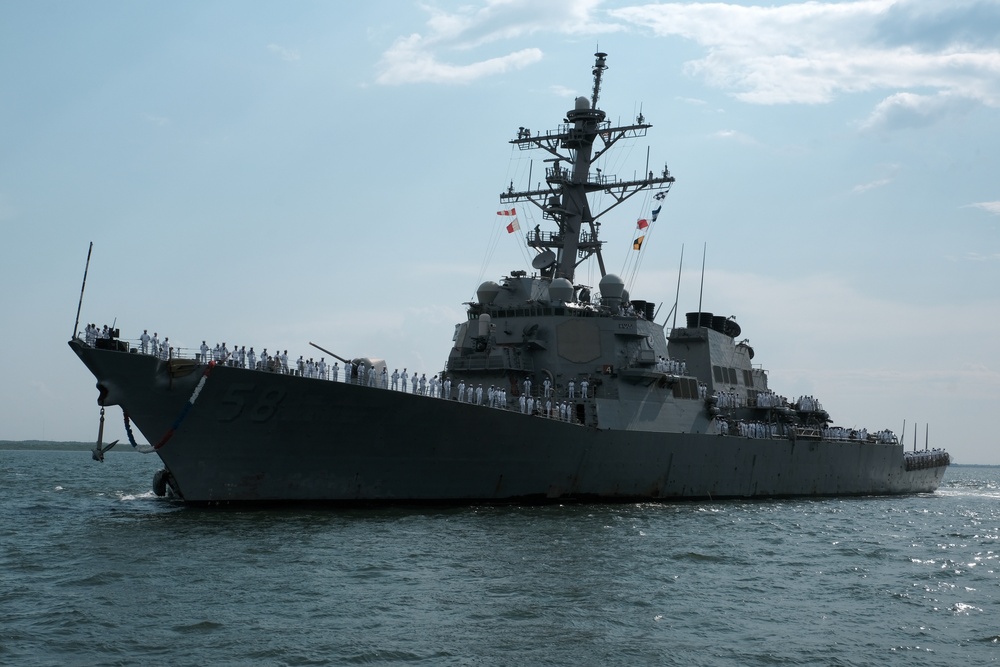 USS Laboon Returns to Naval Station Norfolk