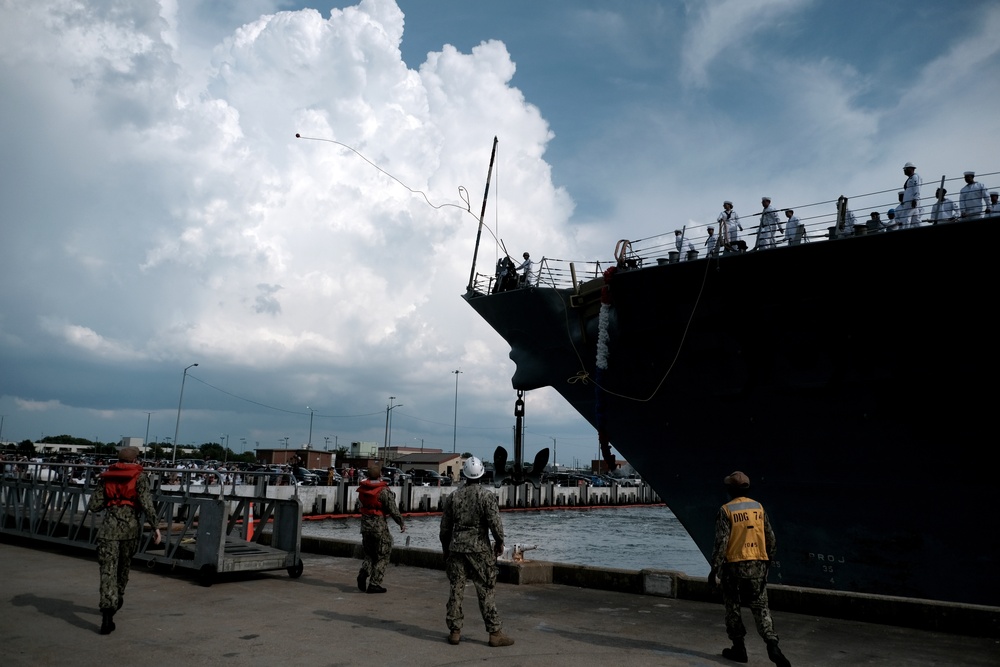 USS Laboon Returns to Naval Station Norfolk