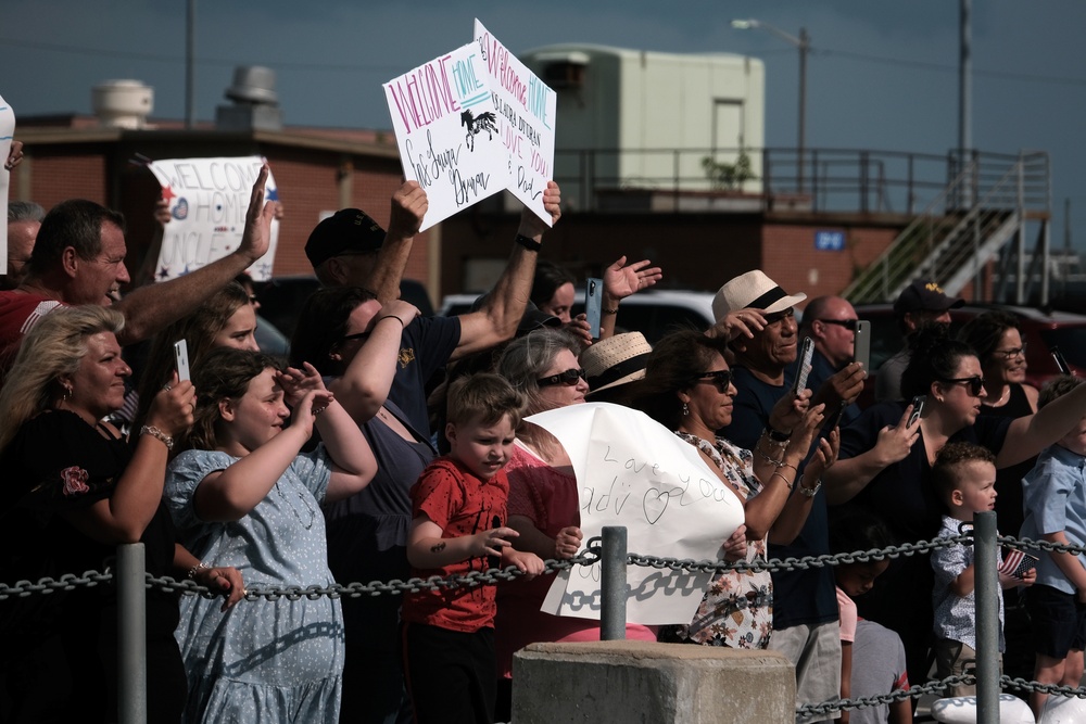 USS Laboon Returns to Naval Station Norfolk