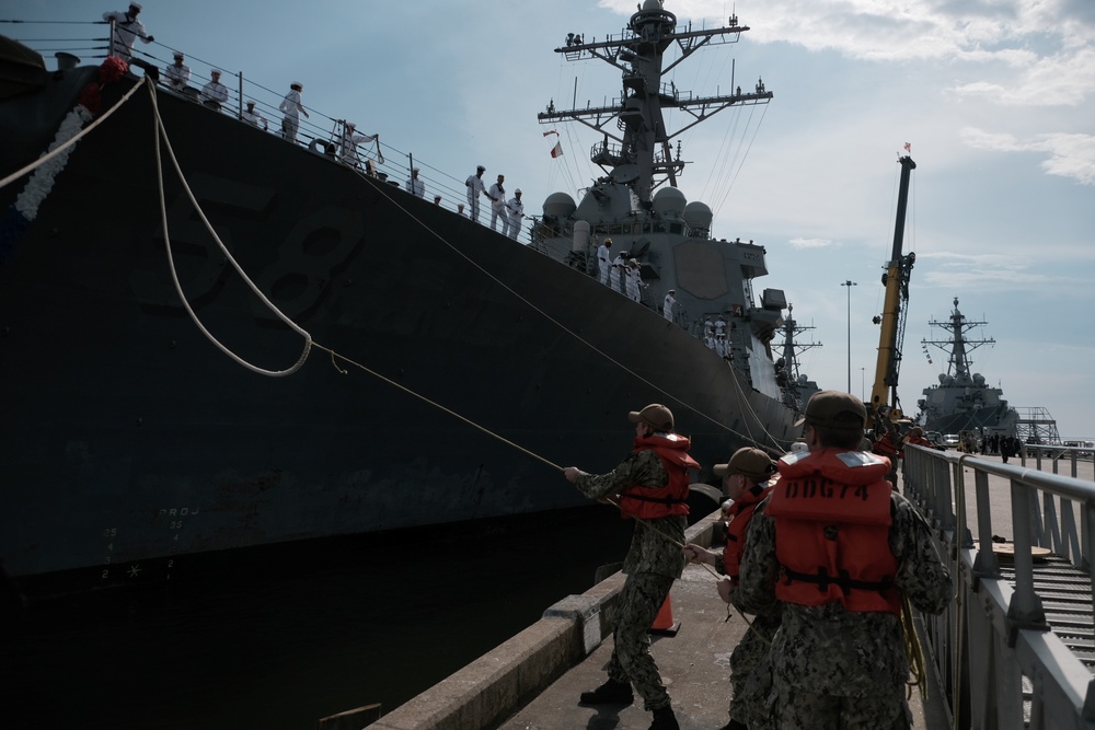 USS Laboon Returns to Naval Station Norfolk