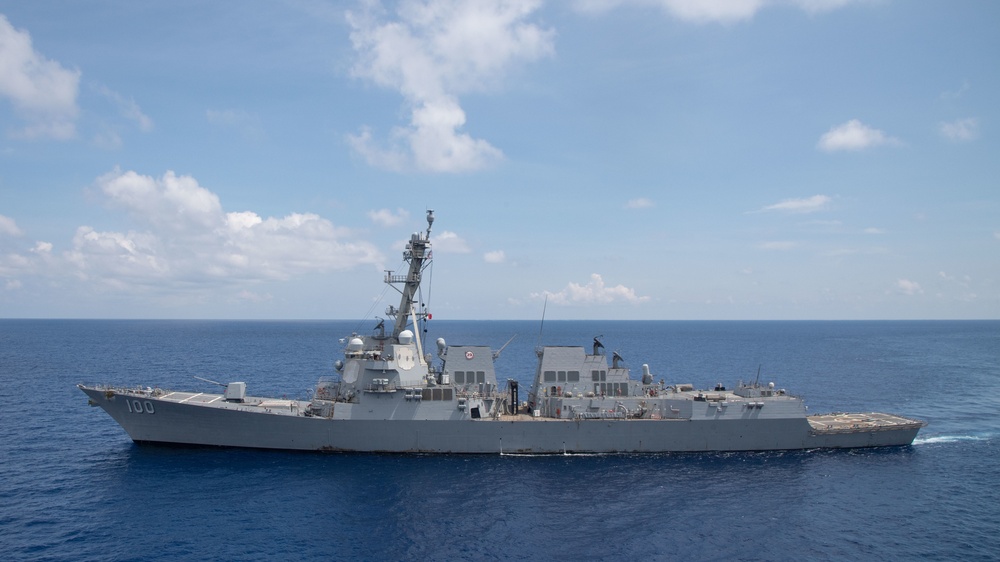 USS Kidd Transits South China Sea