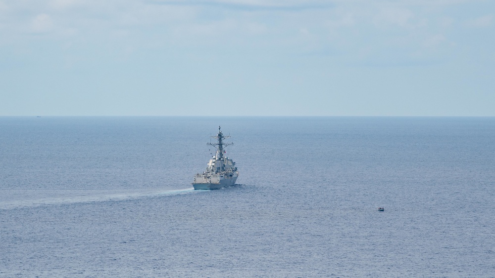 USS Kidd Conducts Rigid-Hull Inflatable Boat (RHIB) Operations