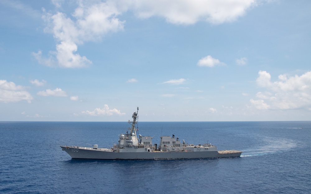 USS Kidd Transits South China Sea