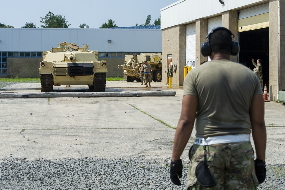 514th Air Mobility Wing Abrams Tank Training