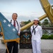 USS Constitution Sailors host, World War II veteran, son of Medal of Honor recipient and Patriot Flag