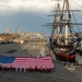 USS Constitution Sailors host, World War II veteran, son of Medal of Honor recipient and Patriot Flag