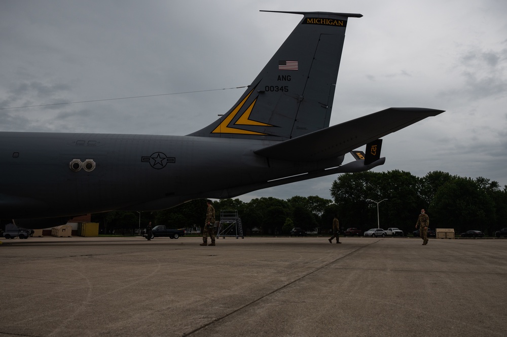 GIDE 3/ADE 5: receives support from the 171st Air Refueling Squadron