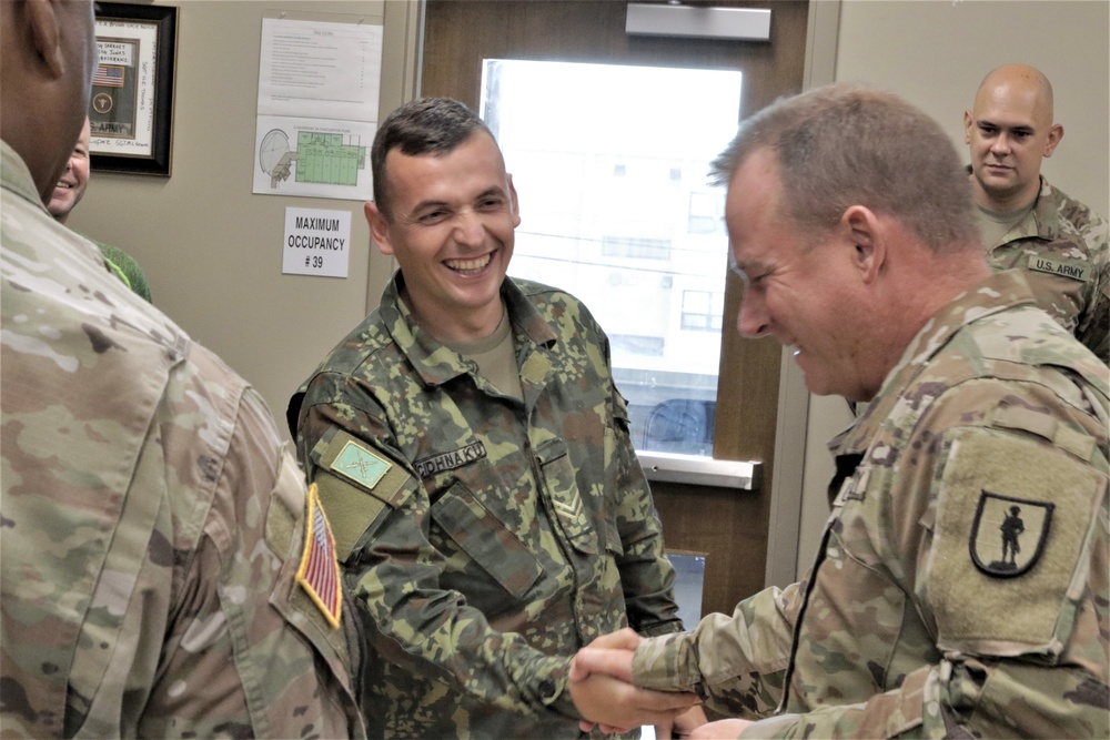 Presenting The State Sergeants Major's Coin