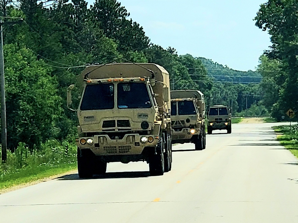 July 2021 training operations at Fort McCoy