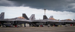Hawaii F-22s arrive on Guam for Pacific Iron 21