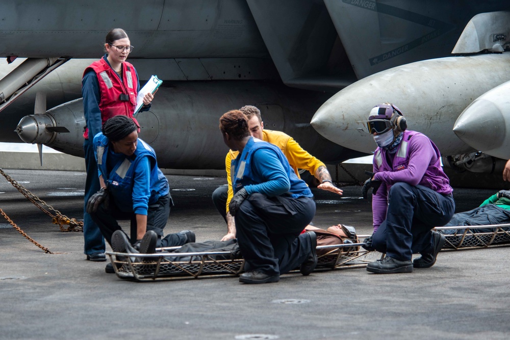 USS Ronald Reagan (CVN 76) Mass Casualty Drill