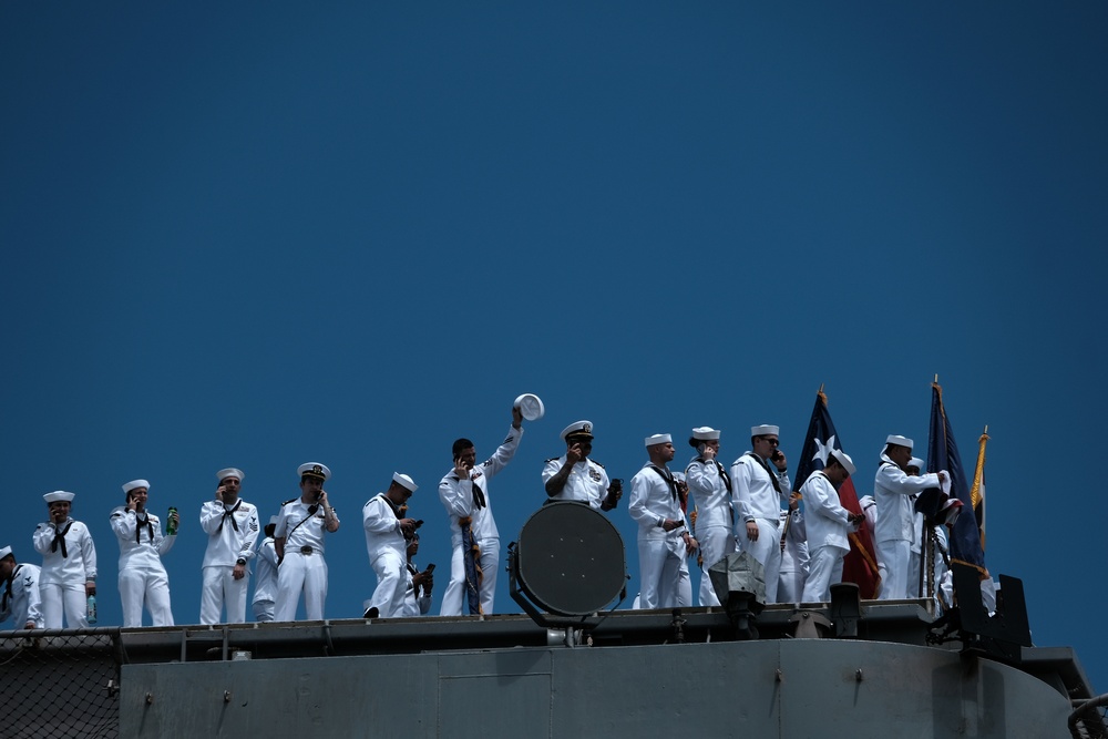 USS Dwight D. Eisenhower Returns From Deployment