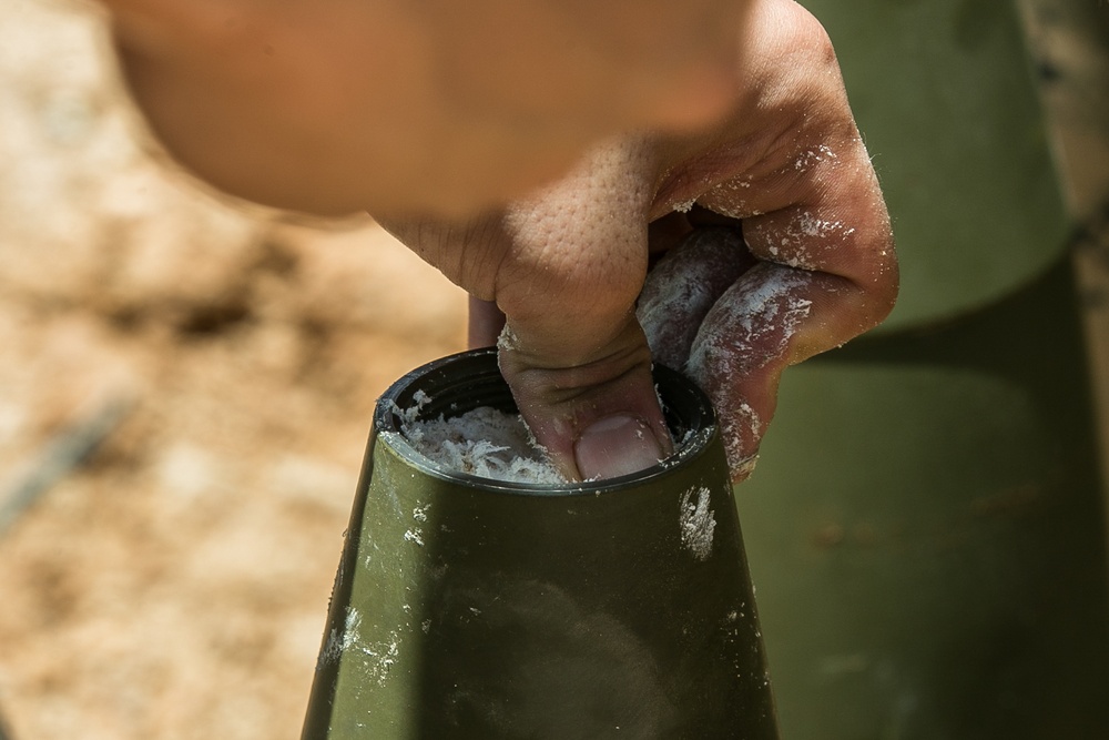 Fire in the Hole! Marines with 3rd EOD company conduct large scale reduction operations