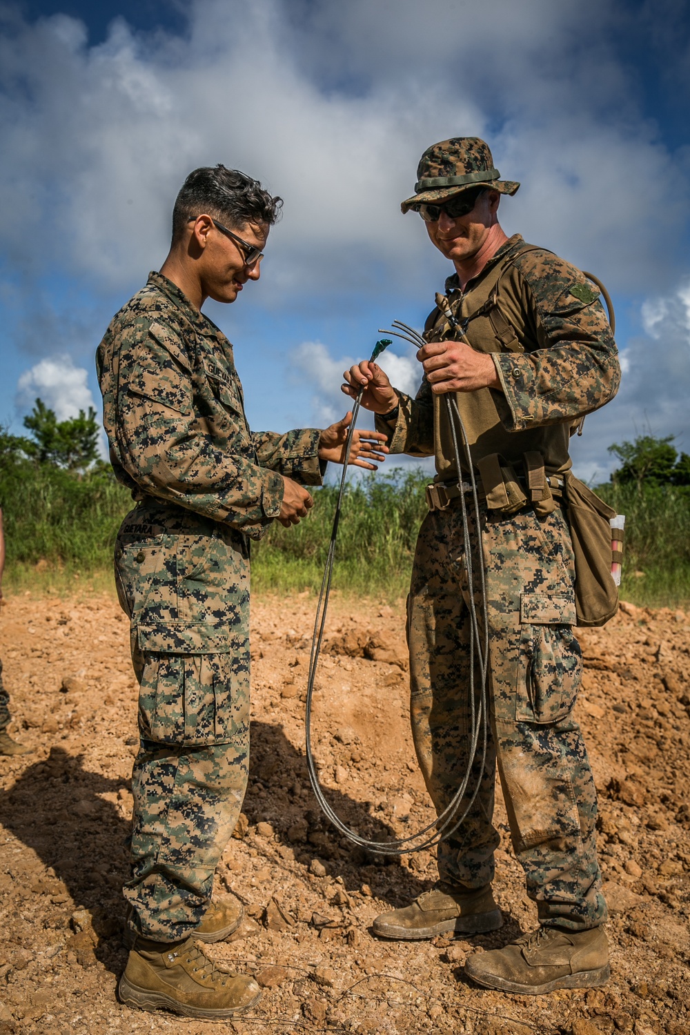 Fire in the Hole! Marines with 3rd EOD company conduct large scale reduction operations