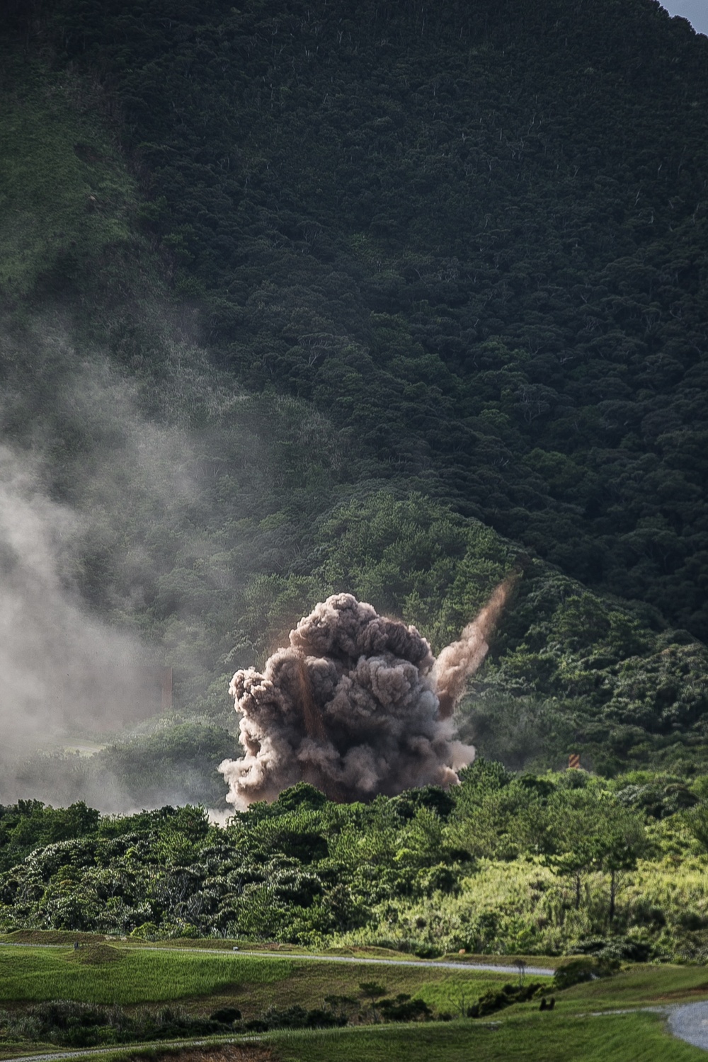 Fire in the Hole! Marines with 3rd EOD company conduct large scale reduction operations