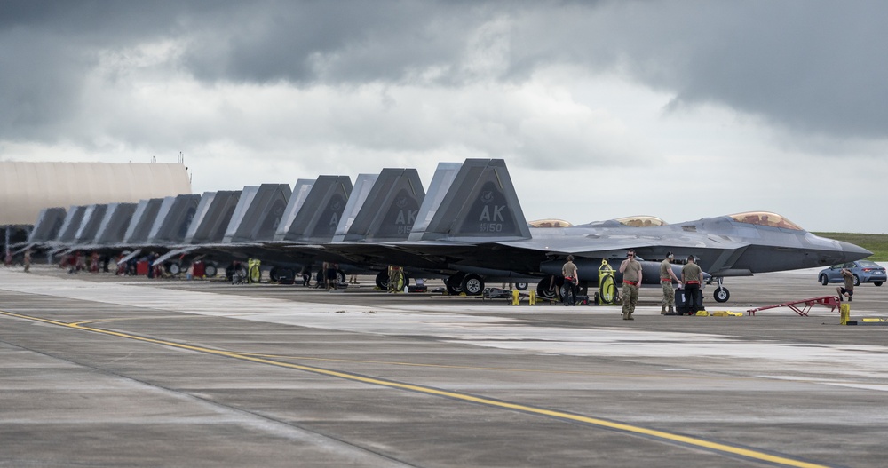 F-22 Raptors arrive in support of Pacific Iron 2021