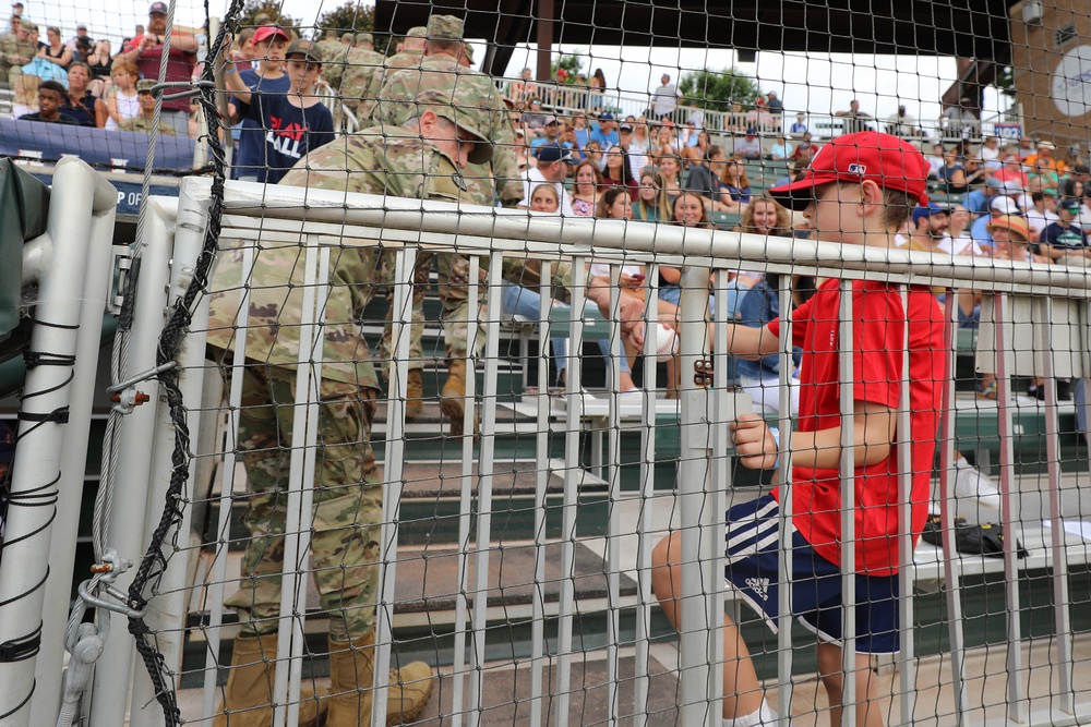DVIDS - News - USA Baseball Olympic Team Hosts NC Guard Soldiers