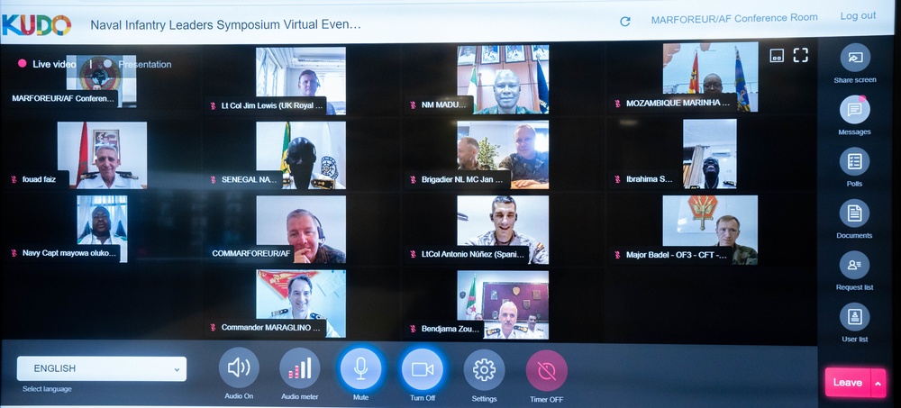 U.S. Marines, European, African Senior Military Leaders Attend Inaugural NILS-A