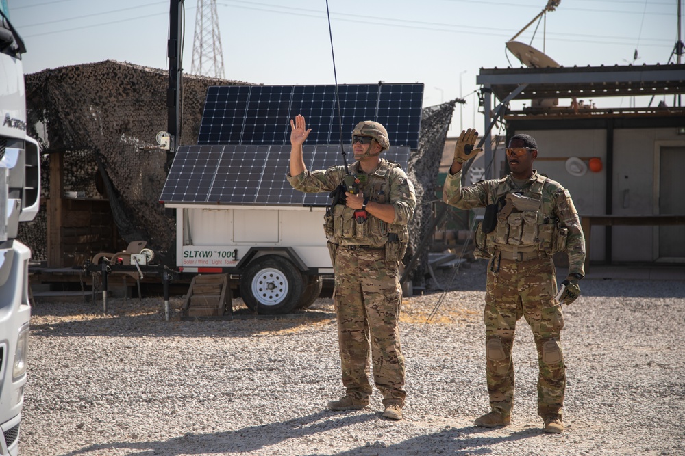 Task Geronimo conduct Ground Logistics Operations