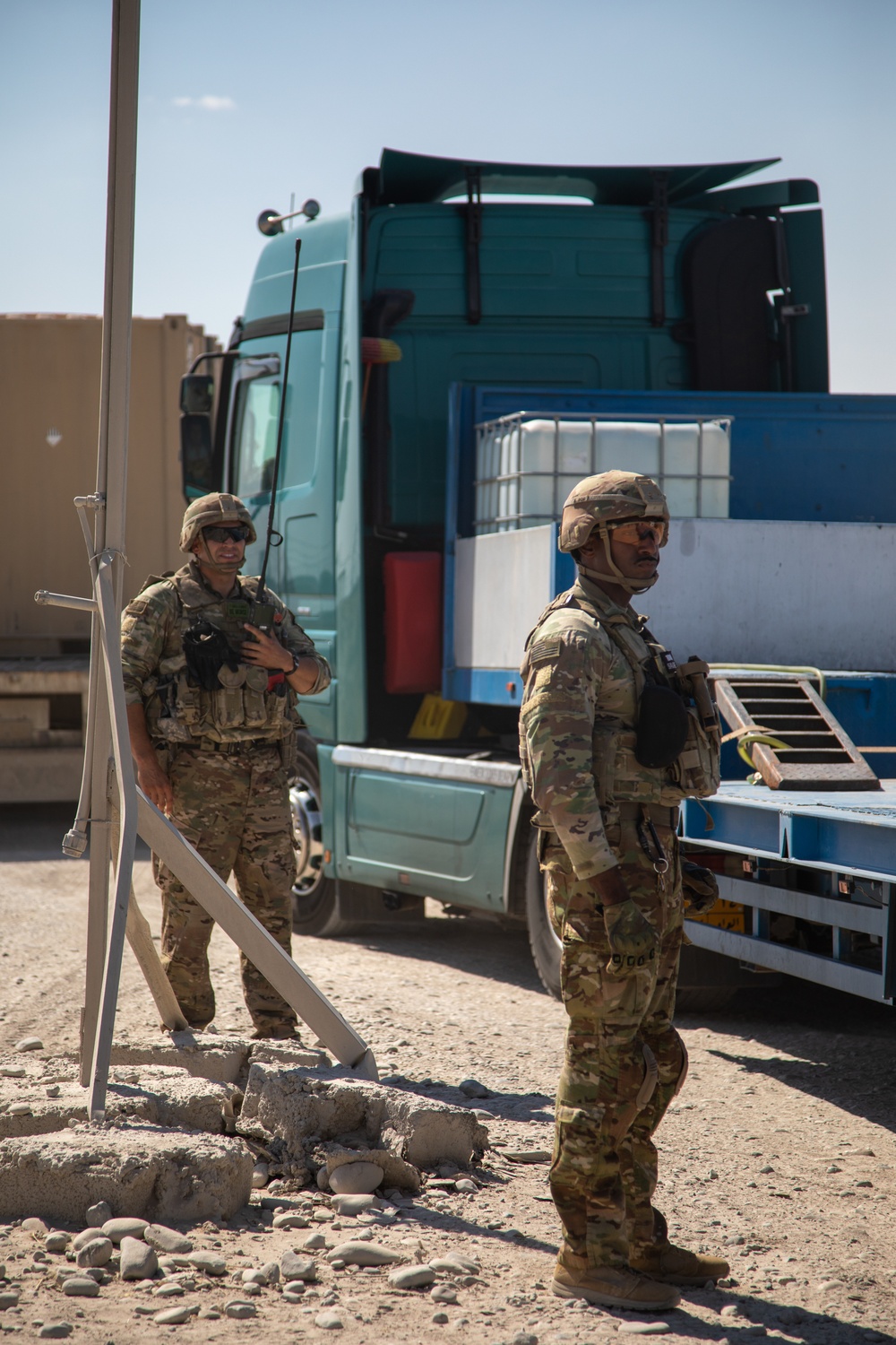 Task Geronimo conduct Ground Logistics Operations