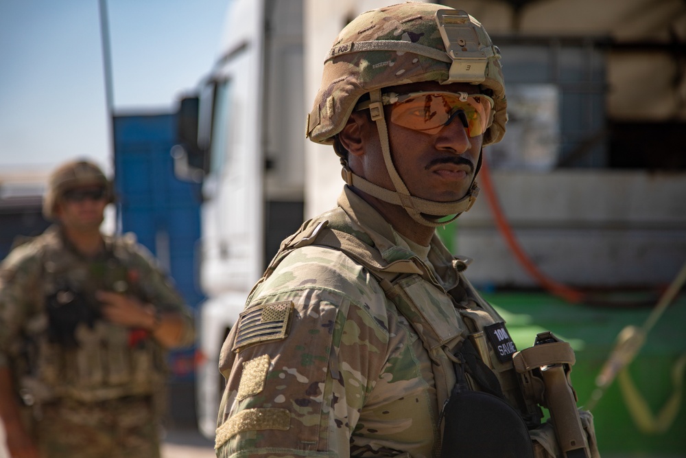 Task Geronimo conduct Ground Logistics Operations