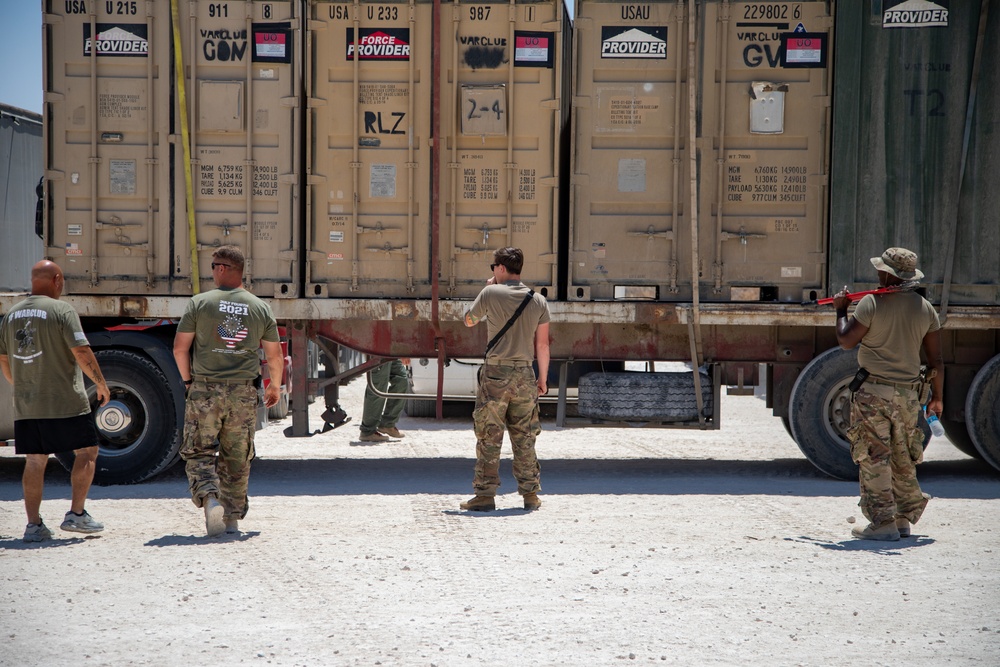 Task Geronimo conduct Ground Logistics Operations
