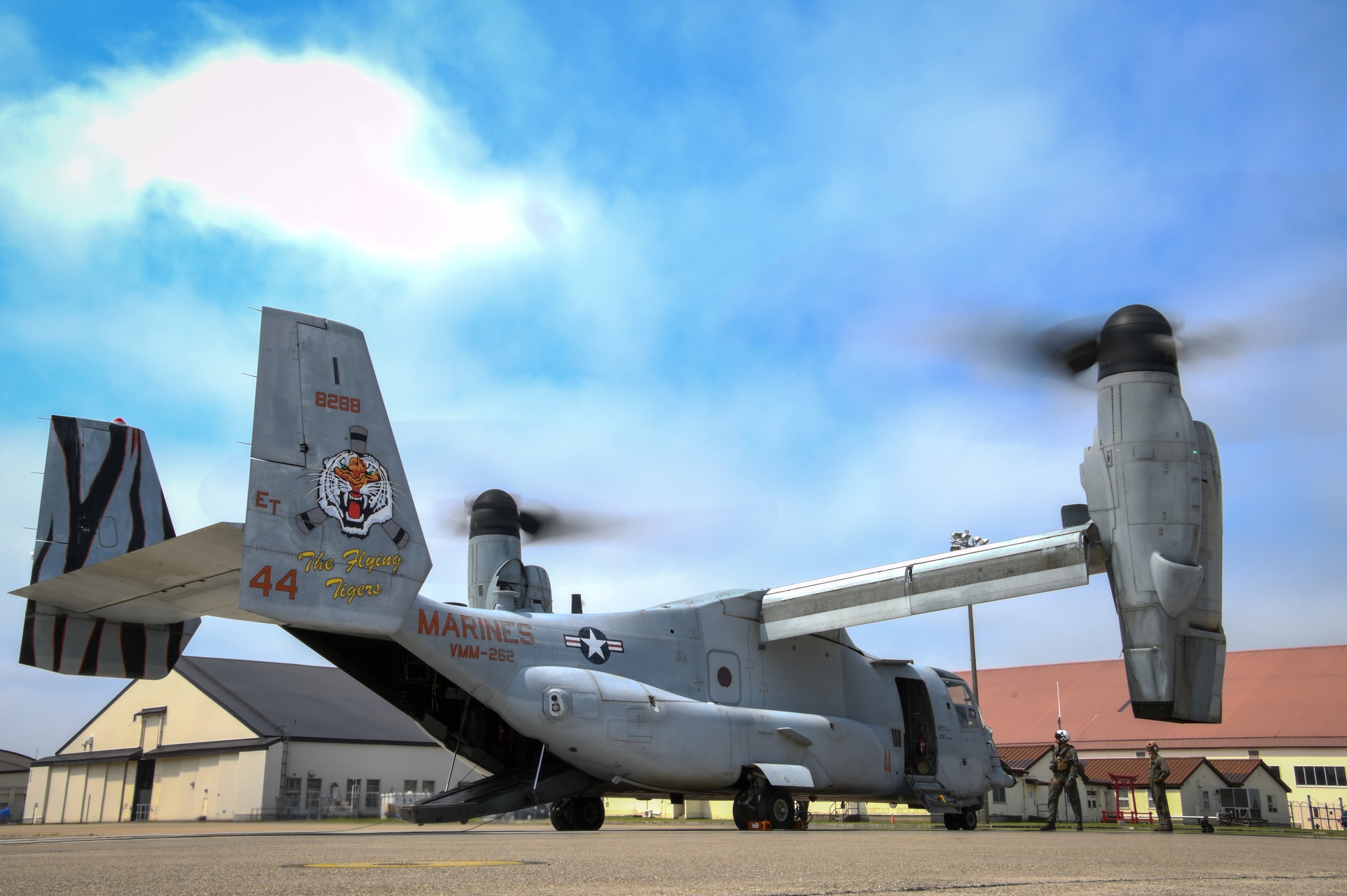 普天間 VMM-262 MV22 現行本物 HGU-84/P MBU-20/P DVIDS - Images - VMM-262 Flight Ops at NAF Misawa [Image 1 of 11]
