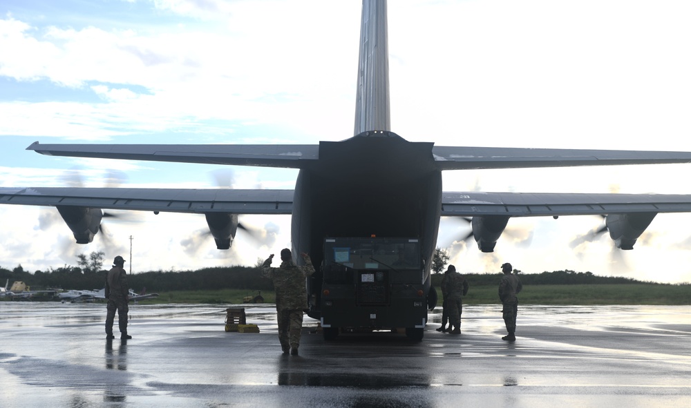 Pacific Iron cargo arrives at Tinian