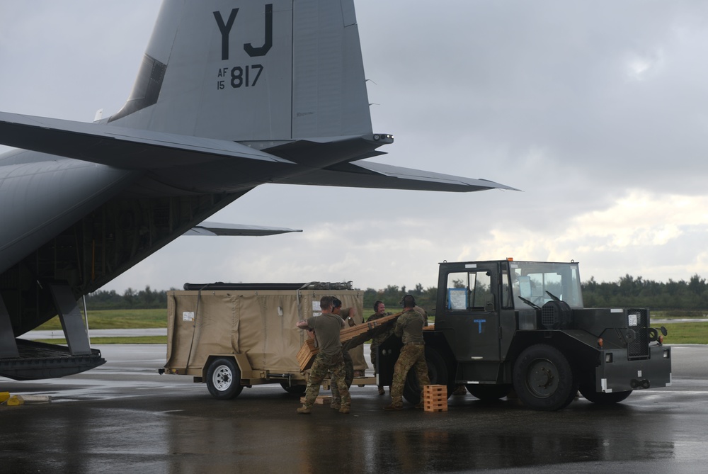 Pacific Iron cargo arrives at Tinian