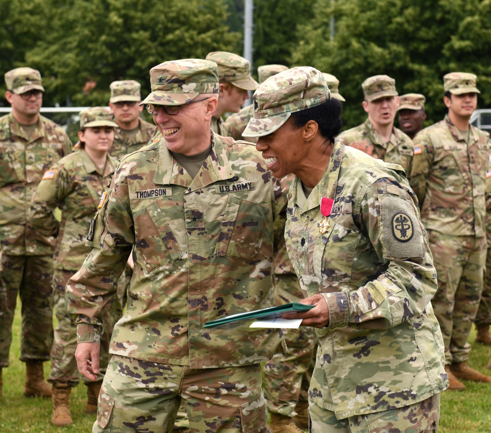 Landstuhl Regional Medical Center Troop Command Change of Command