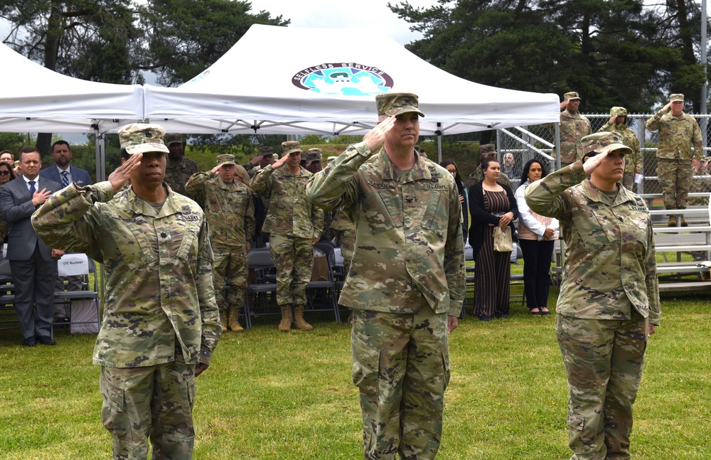 Landstuhl Regional Medical Center Troop Command Change of Command