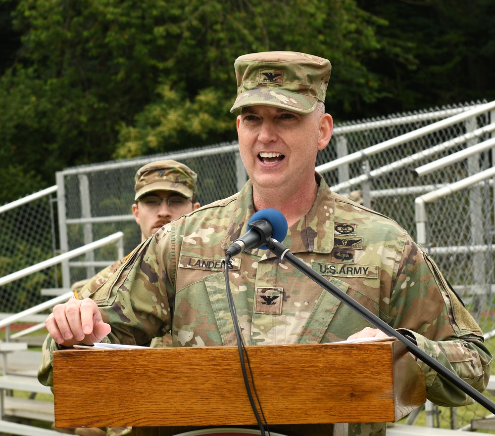 Landstuhl Regional Medical Center Troop Command Change of Command