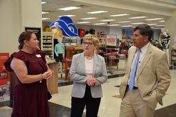 Undersecretary of Defense for Personnel and Readiness visited Navy Exchange Norfolk and Navy Lodge Norfolk