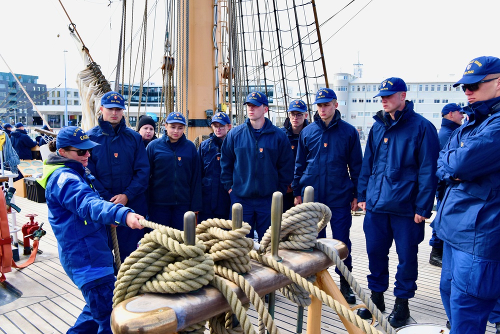 Coast Guard Cutter Eagle conducts summer training deployment, participates in community outreach activities