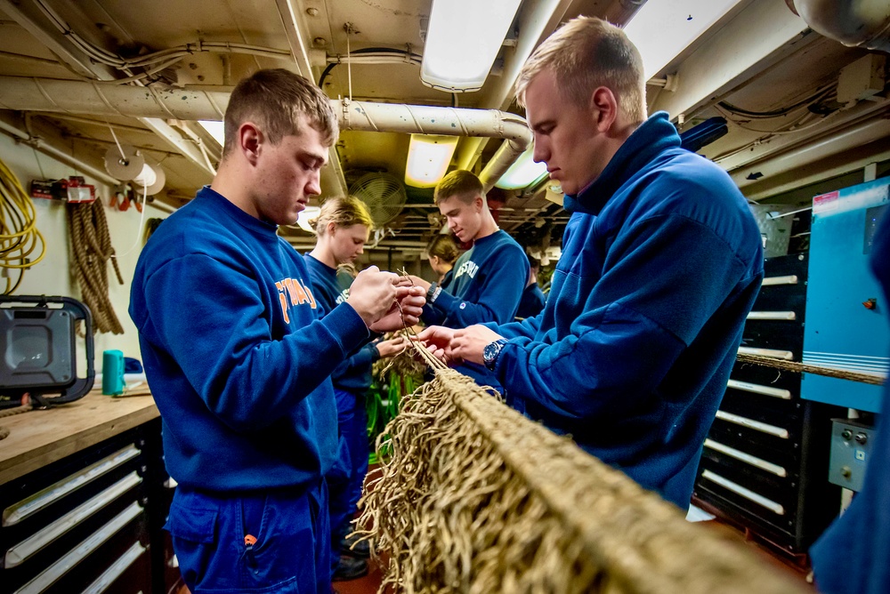 Coast Guard Cutter Eagle conducts summer training deployment, participates in community outreach activities