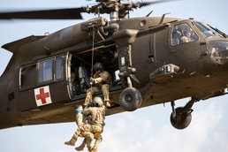 MEDEVAC training demonstrates ability to save lives and execute the mission amongst the United States and their NATO allied nations
