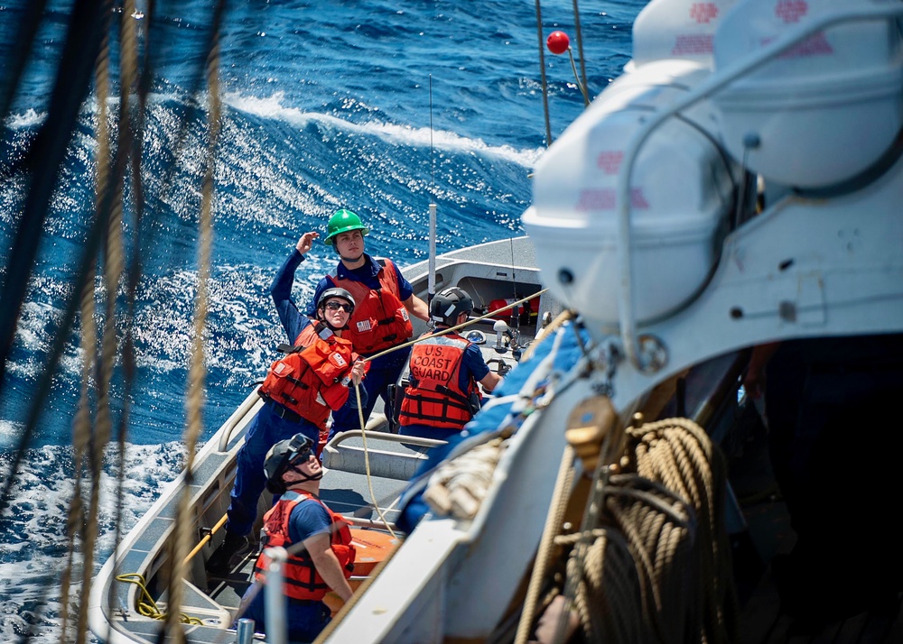 Coast Guard Cutter Eagle conducts summer training deployment, participates in community outreach activities