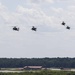 The 3rd Combat Aviation Brigade receives AH-64E Apache helicopters.