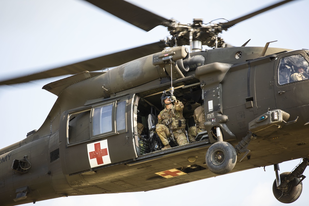MEDEVAC training demonstrates ability to save lives and execute the mission amongst the United States and their NATO allied nations