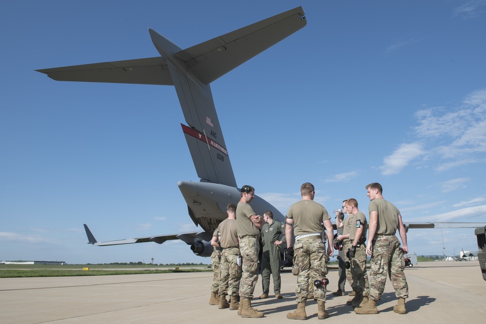 167th Hosts 123rd Airmen for Pre-deployment Training