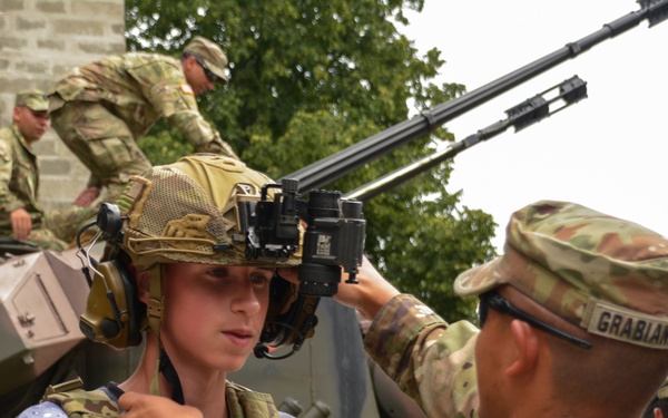 Polish high school students get hands-on training with Battle Group Poland