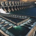 Water flows through John Day Dam fish ladder